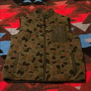 Men's Camouflage Fleece Vest